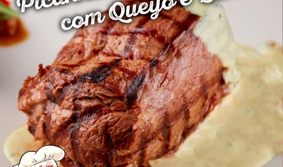 Que tal fazer uma receita de picanha recheada com queijo e bacon?!