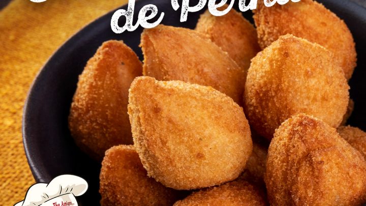 RECEITA DE COXINHA RECHEADA DE PERNIL