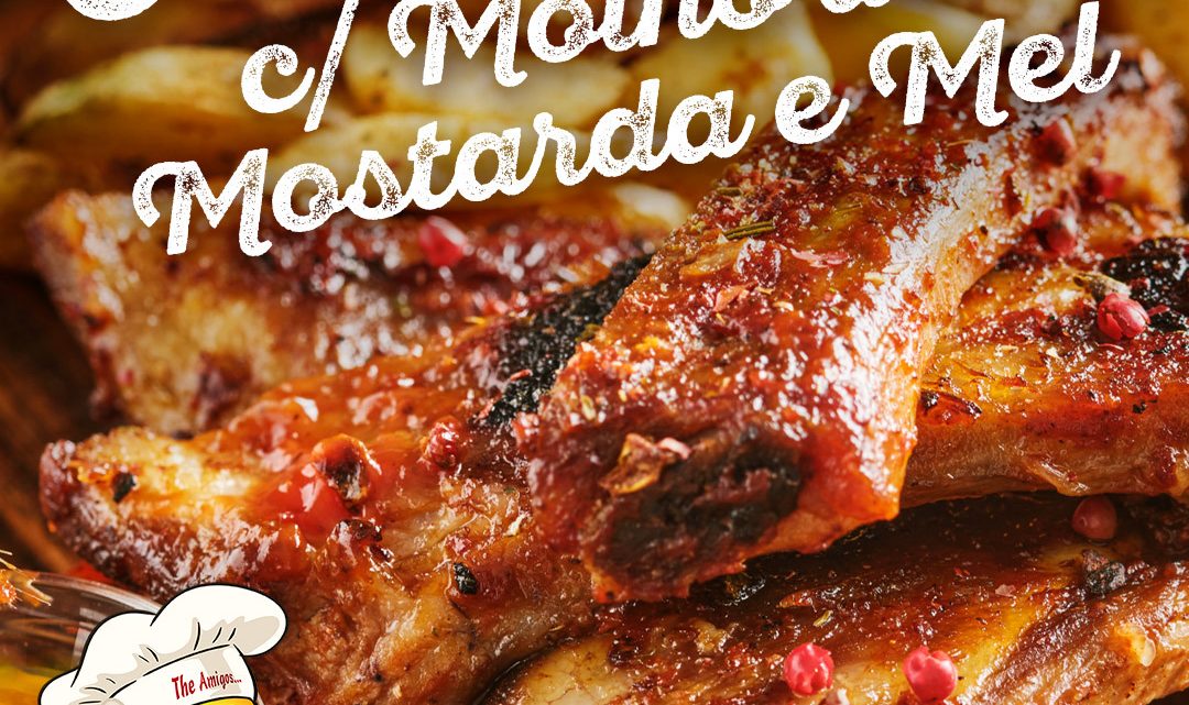 RECEITA DE COSTELA COM MOLHO DE MOSTARDE E MEL!