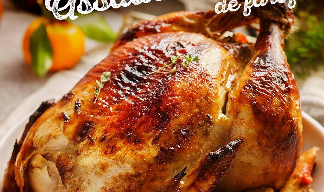 RECEITA DE FRANGO ASSADO COM RECHEIO DE FAROFA PARA O NATAL!