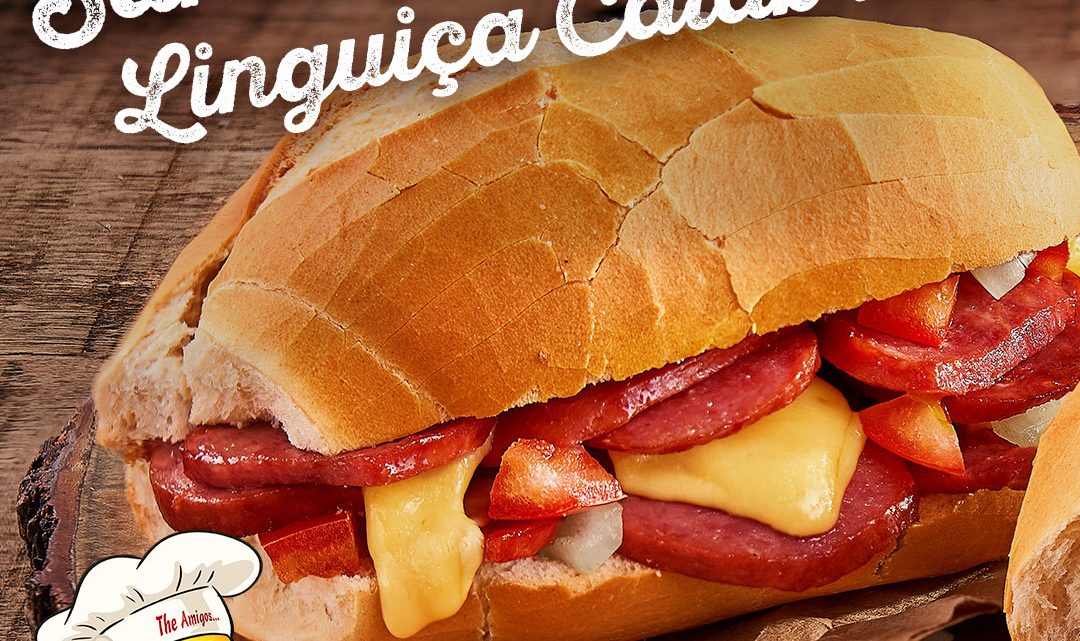 RECEITA DE SANDUÍCHE DE LINGUIÇA CALABRESA!