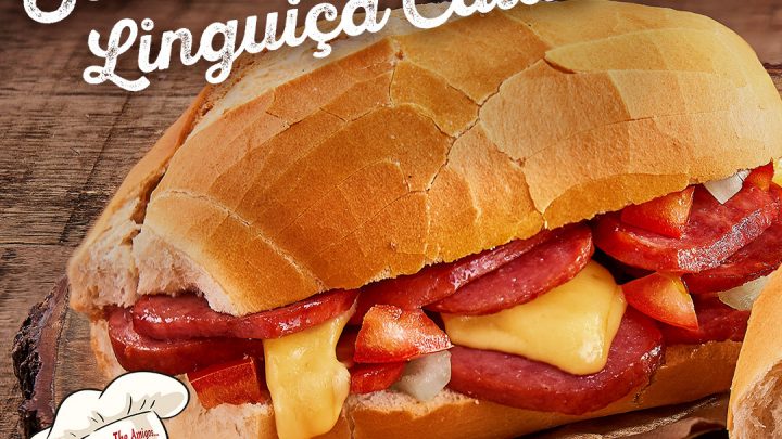 RECEITA DE SANDUÍCHE DE LINGUIÇA CALABRESA!