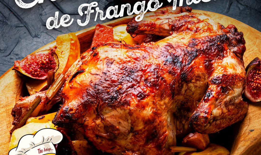 RECEITA CHURRASCO DE FRANGO INTEIRO!