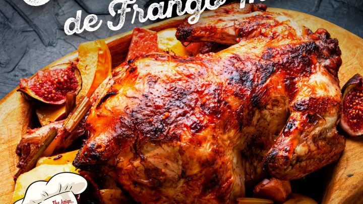 RECEITA CHURRASCO DE FRANGO INTEIRO!