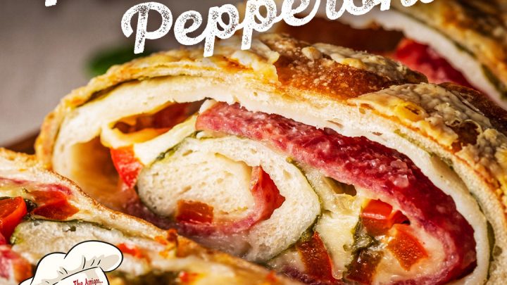 RECEITA DE PÃO DE PEPPERONI!