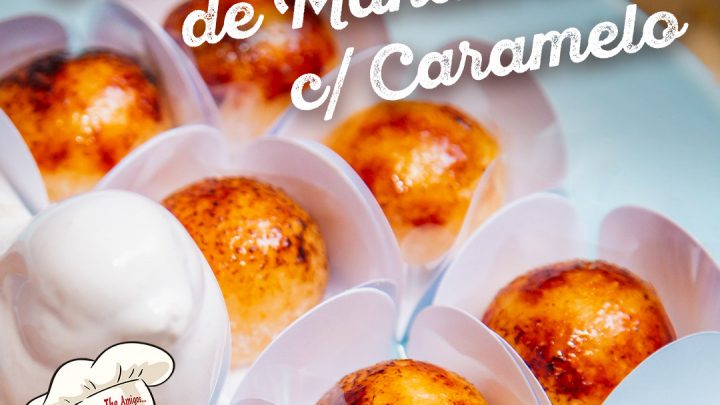 RECEITA DE BOLINHO DOCE DE MANDIOCA COM CARAMELO