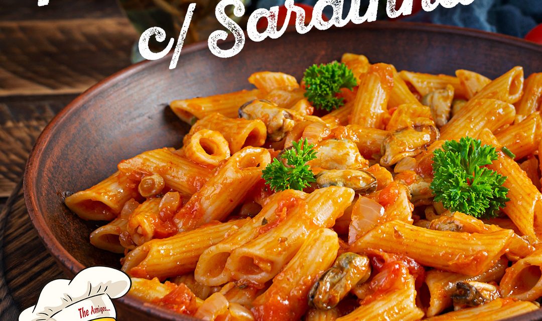 RECEITA DE PENNE COM SARDINHA GRATINADO