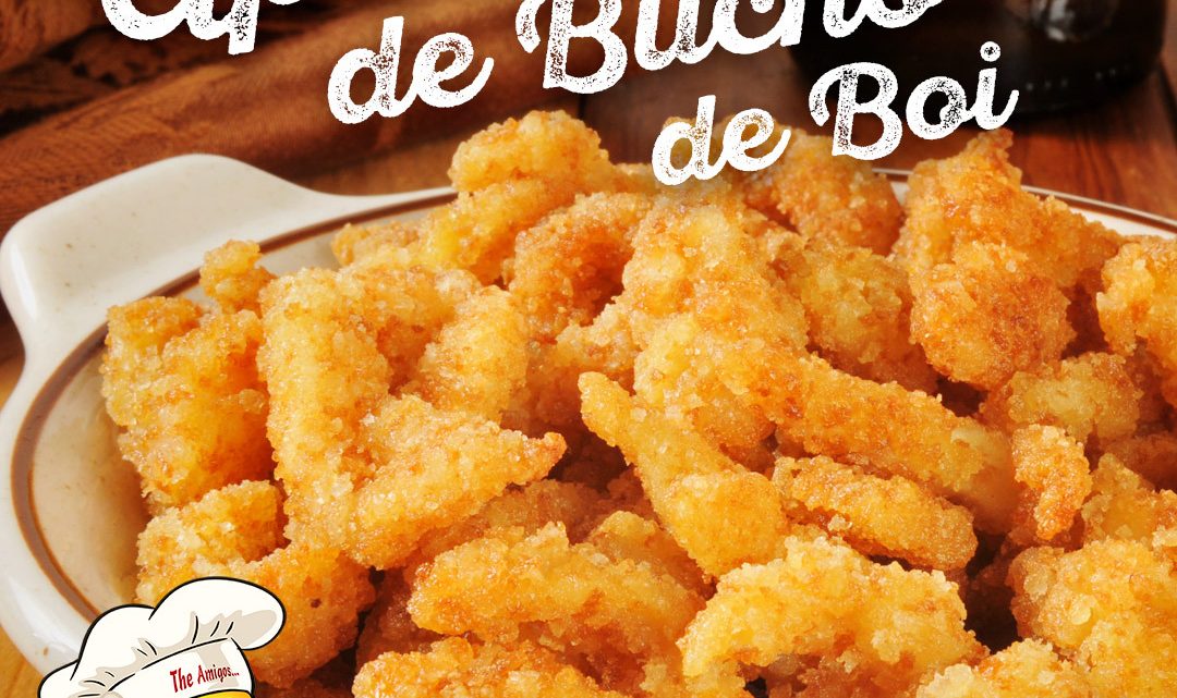 RECEITA DE APERITIVO DE BUCHO DE BOI!