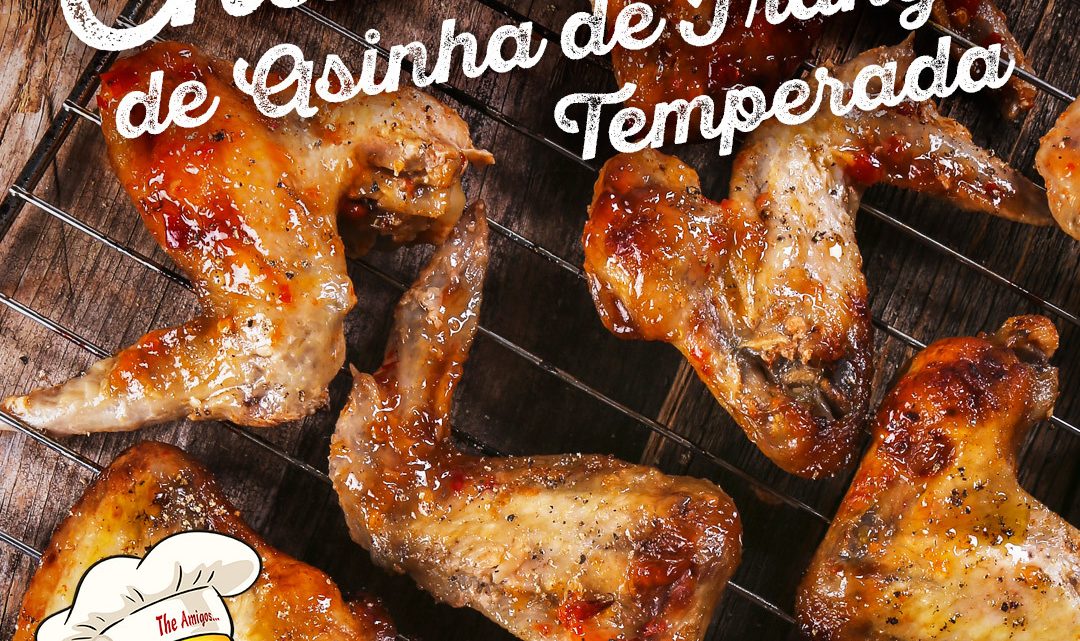 RECEITA DE CHURRASCO DE ASINHA DE FRANGO TEMPERADA