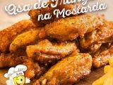 RECEITA CHURRASCO DE ASA DE FRANGO NA MOSTARDA