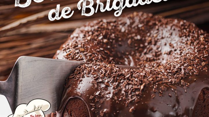 RECEITA DE BOLO VULCÃO DE BRIGADEIRO